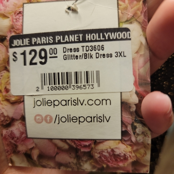 Black and gold sparkly dress - Picture 1 of 5